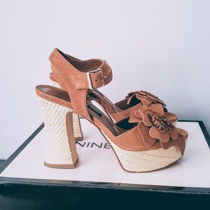 Nine West Winflower Platform Sandals